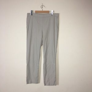 J. Jill Beige Straight Leg Stretch Pants Size: 10